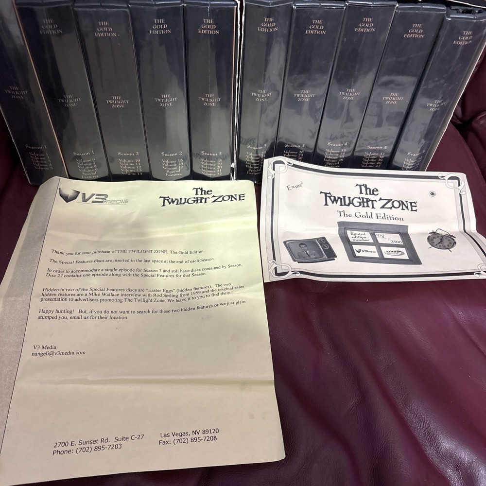 THE TWILIGHT ZONE GOLD EDITION DVD COMPLETE SERIES 1959-1964 Vintage Complete